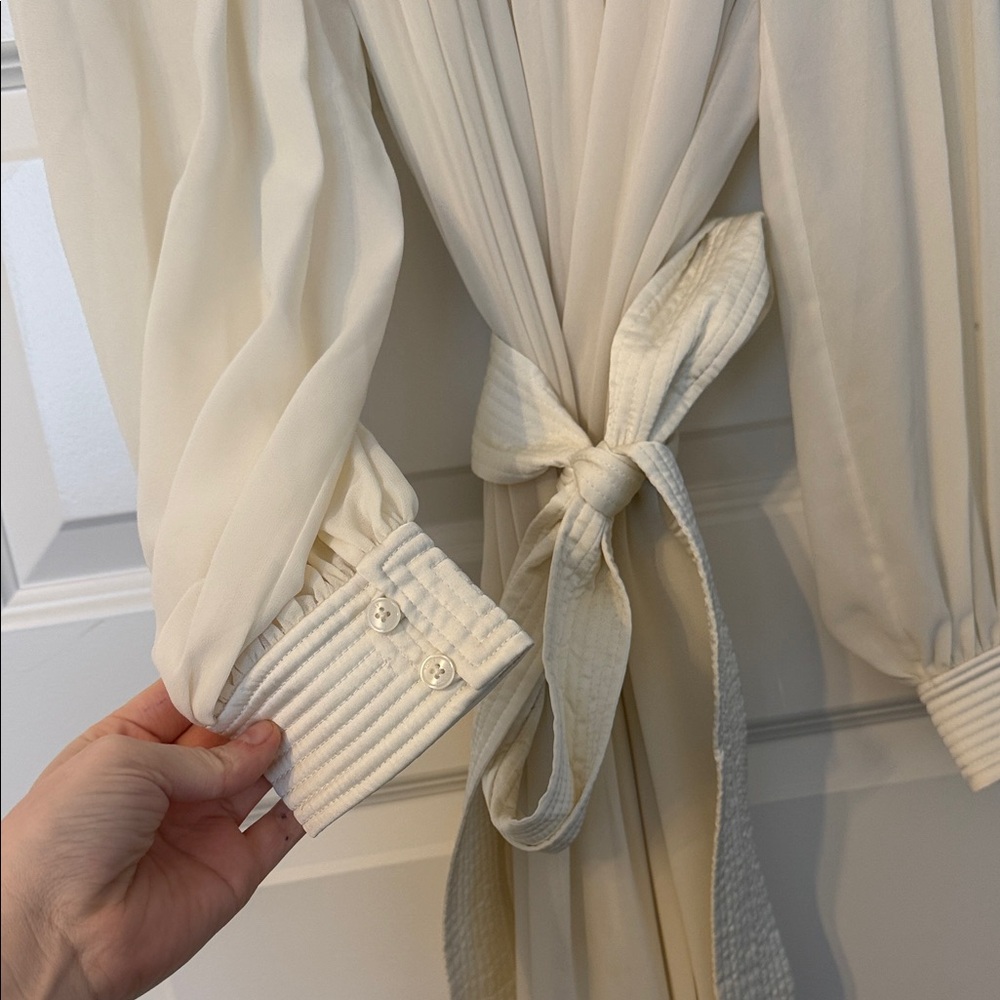Tory Burch Cream Textured Dress - Picture 3 of 3